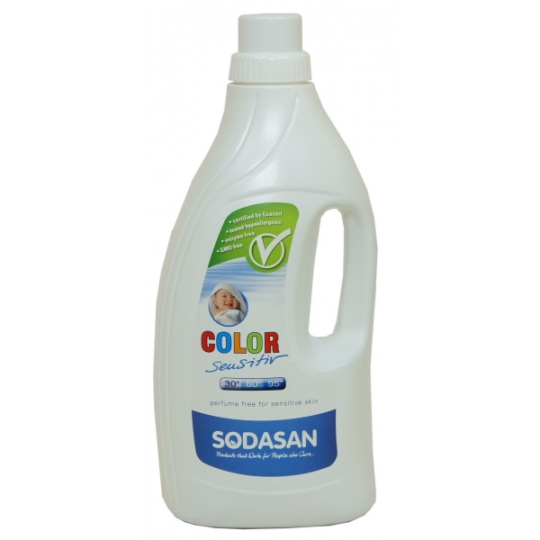 環保 COLOR 洗衣液 (敏感性肌膚) 1L - Sodasan - BabyOnline HK